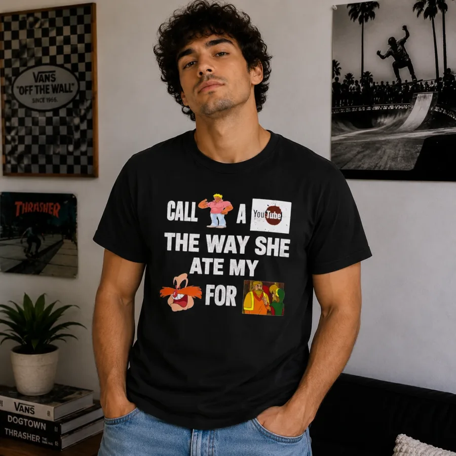 Call Yo Mama A YouTube Poop The Way She Ate My Pingas for Dinner Shirt