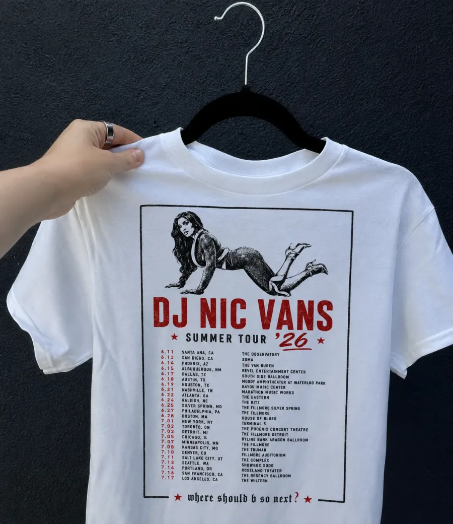 DJ Nic Vans Summer Tour 26 Shirt