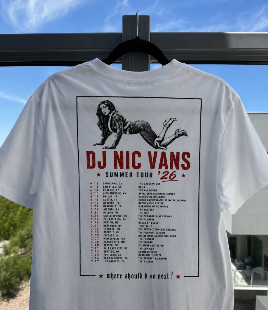 DJ Nic Vans Summer Tour 26 Shirt