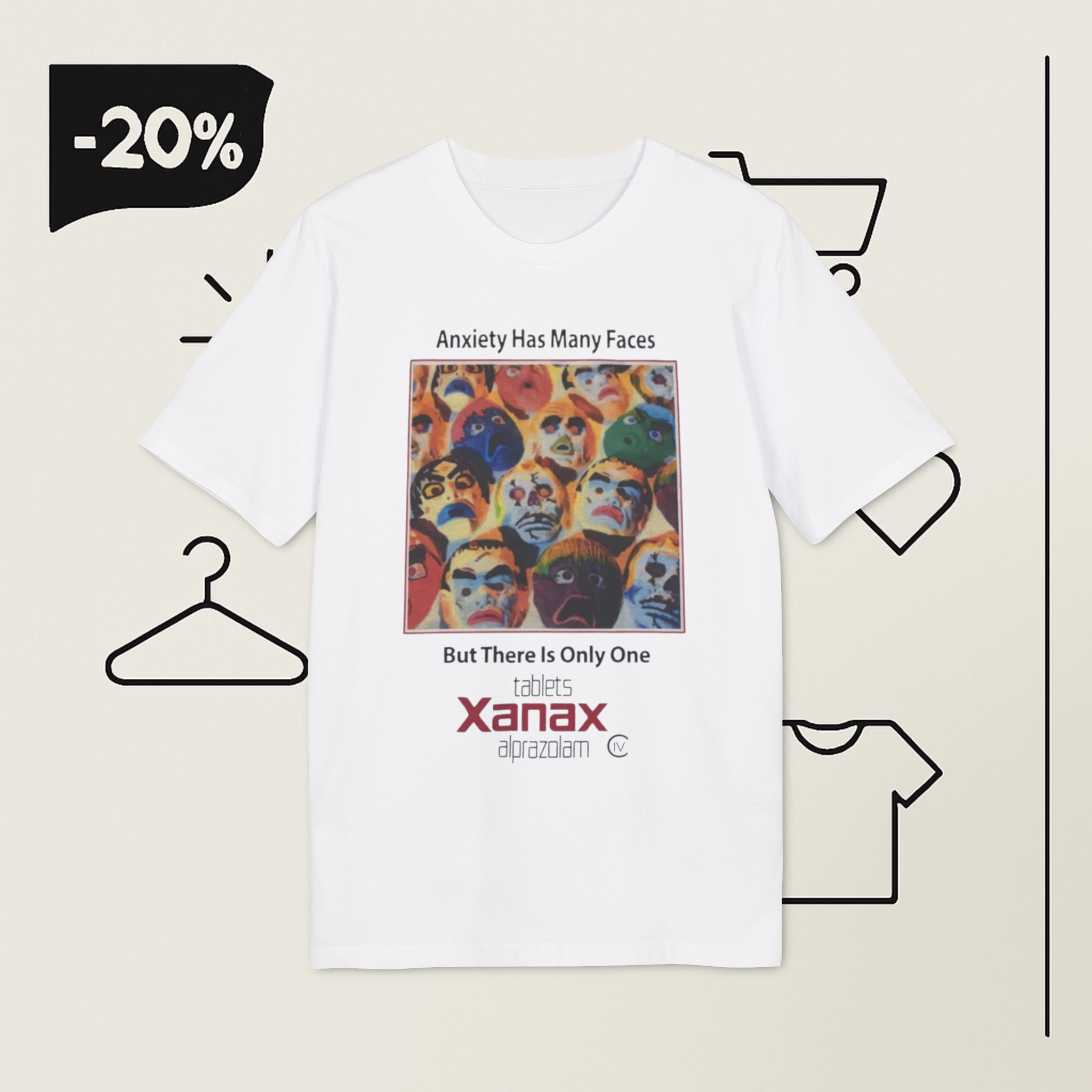 Harry Styles wear Anxiety Has Many Faces But There Is Only One Shirt