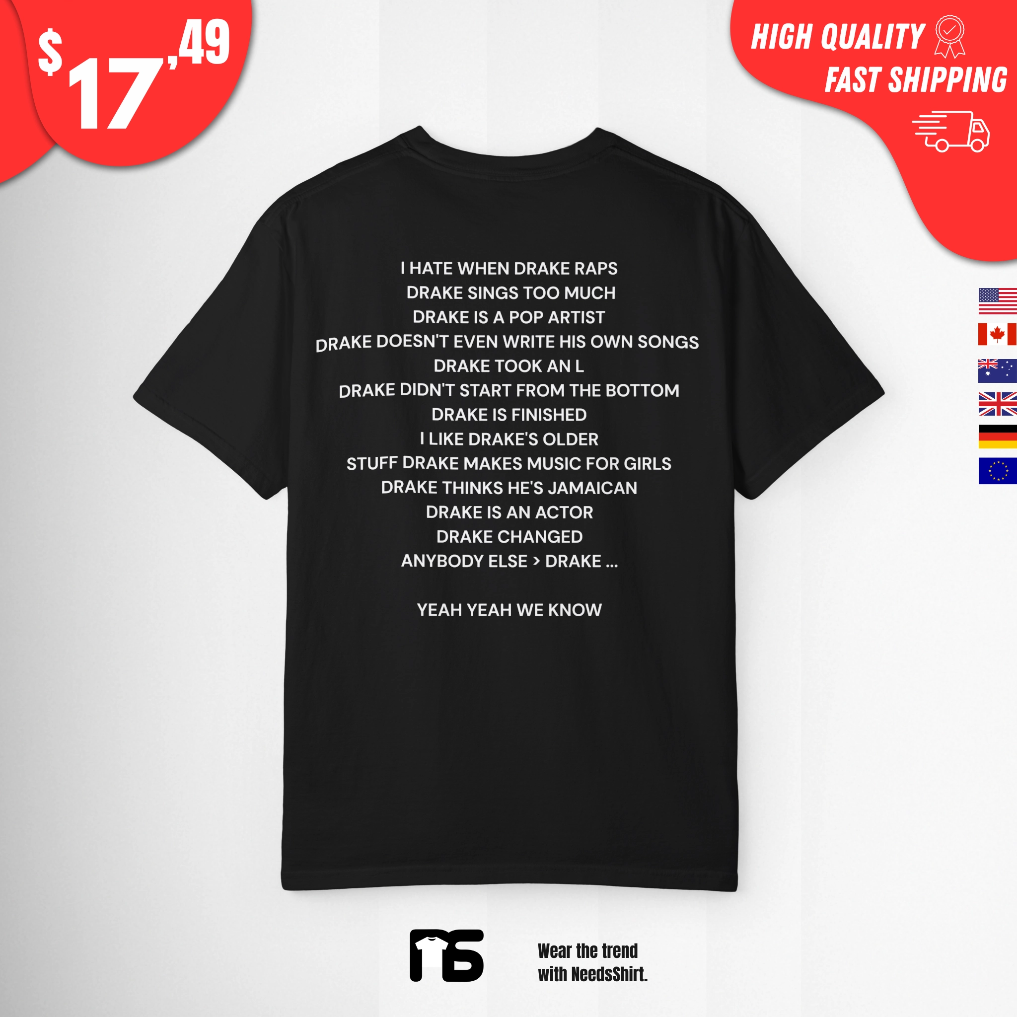 I Hate Drake When Raps Scorpion Album Shirt