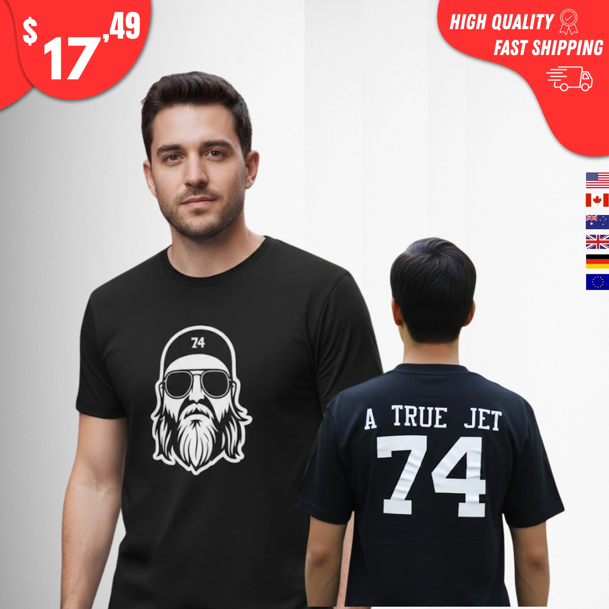 Nick Mangold A True Jet 74 Shirt