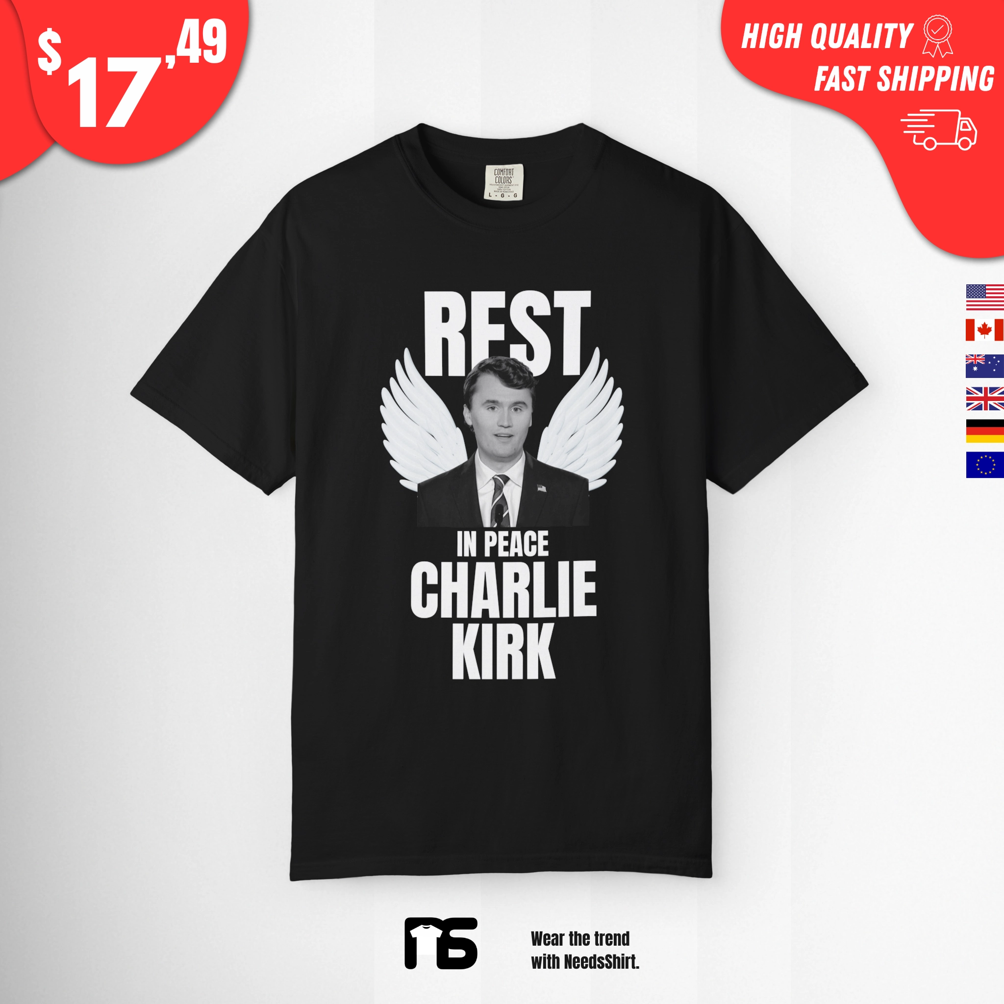 Rest In Peace Charlie Kirk Shirt