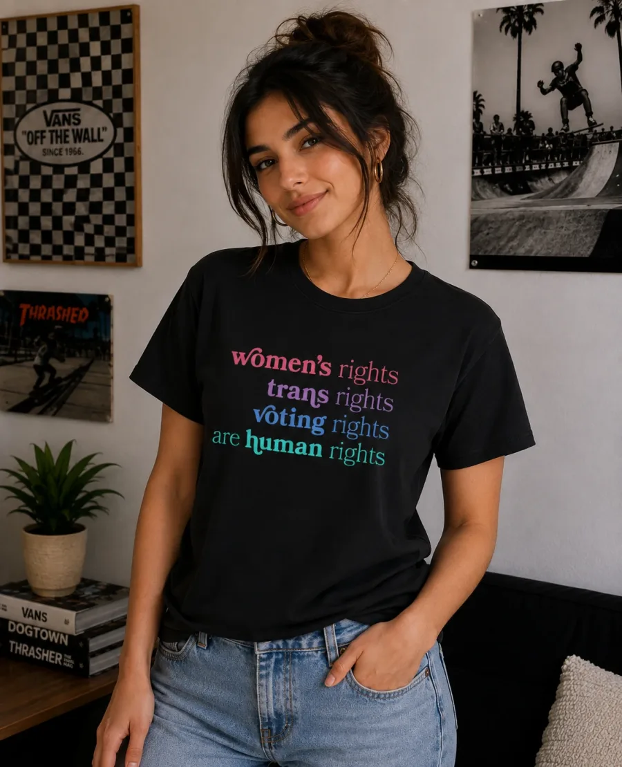 Women Rights Trans Rights Voting Rights Are Human Rights Shirt