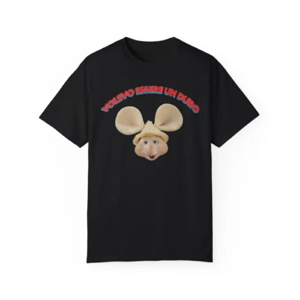 Volevo-Essere-Un-Duro-Topo-Gigio-t-Shirt