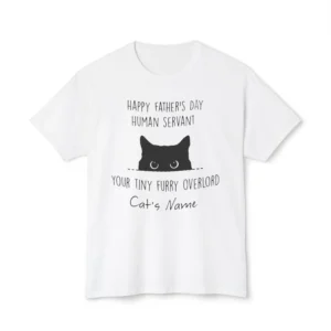 cat dad human servant your tiny furry overlord shirt