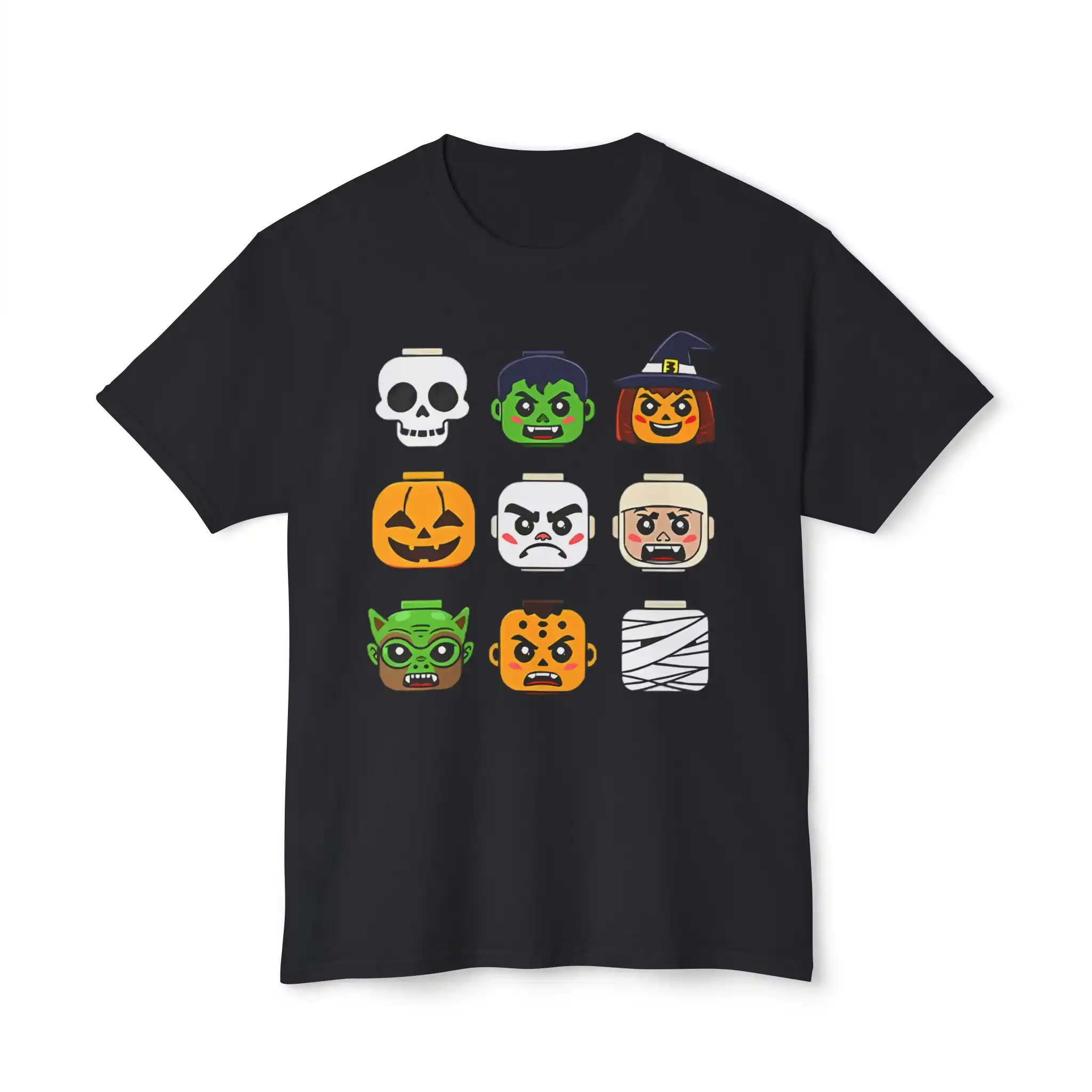 halloween-building-brick-head-pumpkin-ghost-zombie-boys-shirt halloween building brick head pumpkin ghost zombie boys shirt