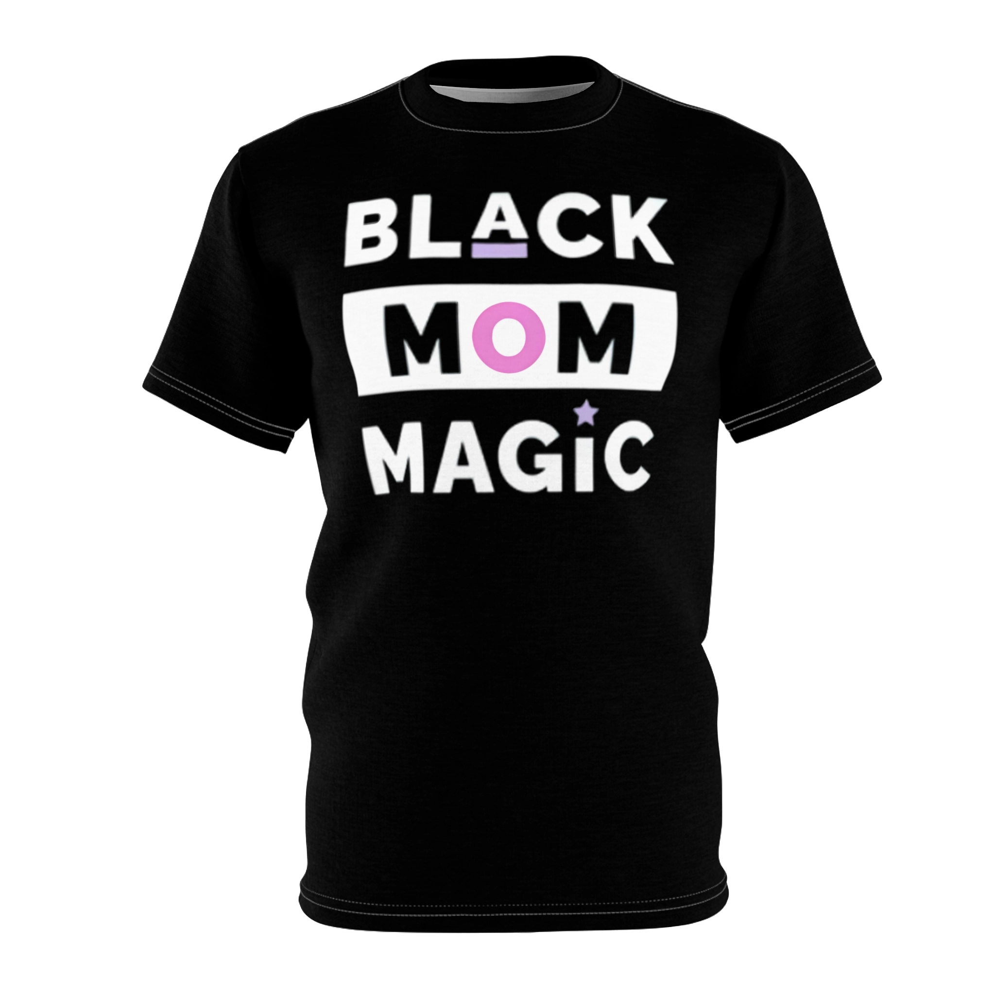 Black-Mom-Magic-Black-Crew-shirt Black Mom Magic Black Crew Shirt