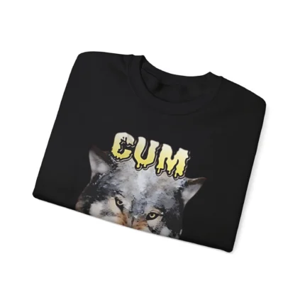 Cum dumpster wolf Folded Shirt