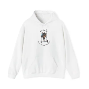 Gracie Cat Brave Strong Warrior Hoodie
