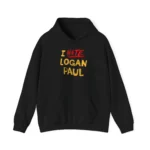 I hate logan paul Hoodie