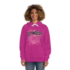 Women Pink sp5der hoodie