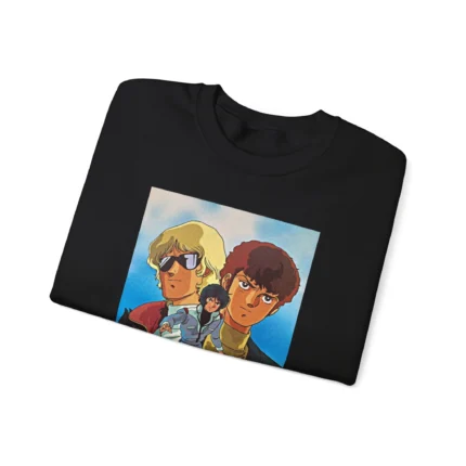 Zeta Gundam Quattro Amuro Kamille Divorce Folded Shirt