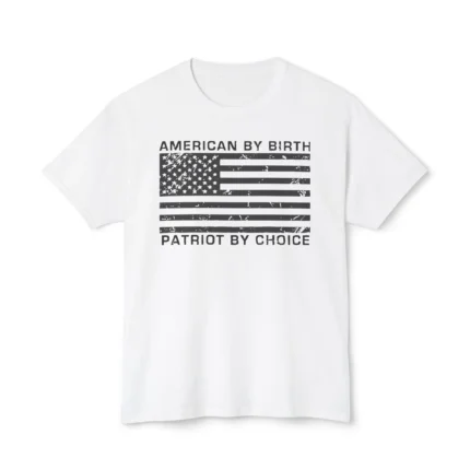 American By Birth Patriot By Choice American Flag Shirt