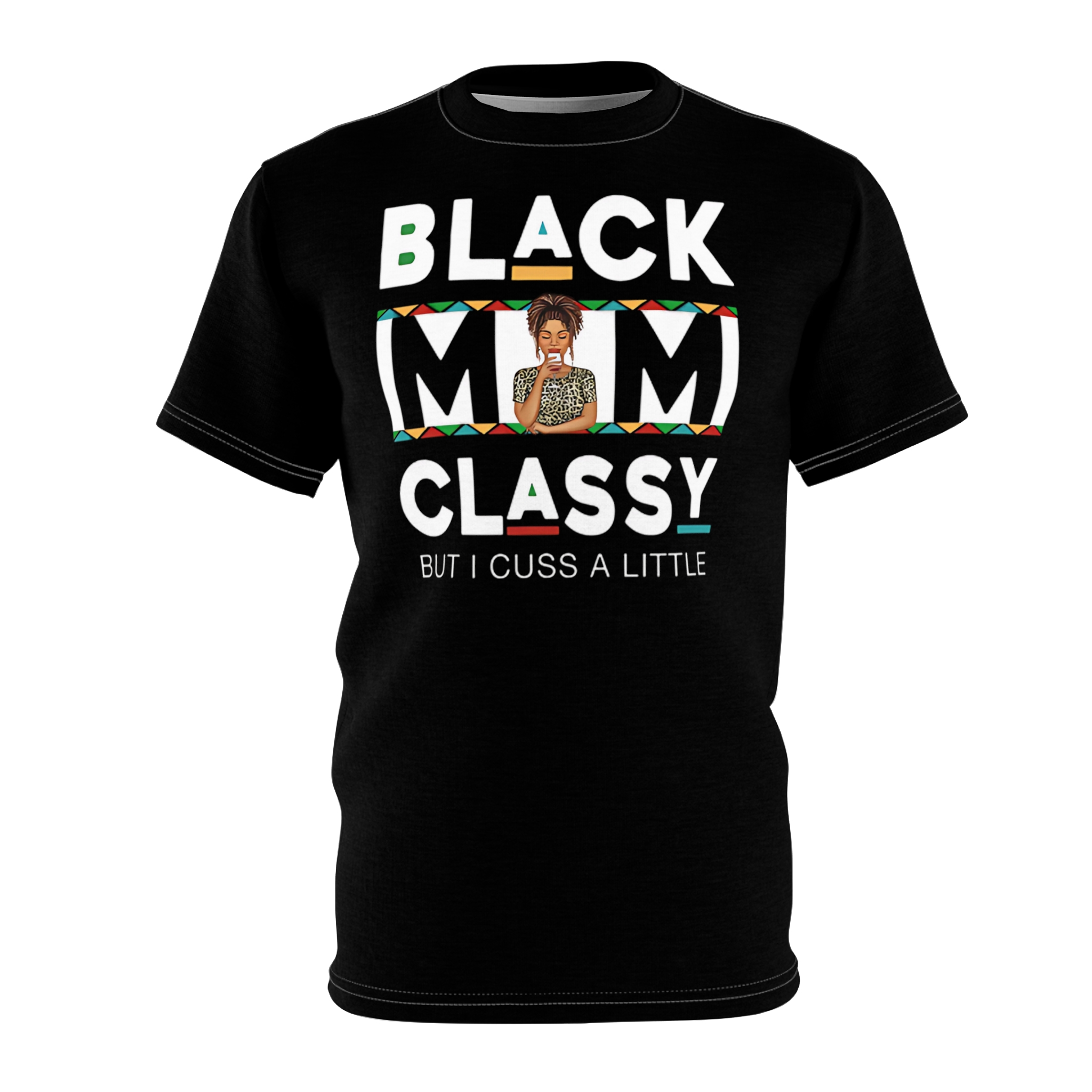 black-mom-Classy-But-I-Cuss-A-Little-shirt Black Mom Classy But I Cuss A Little Shirt