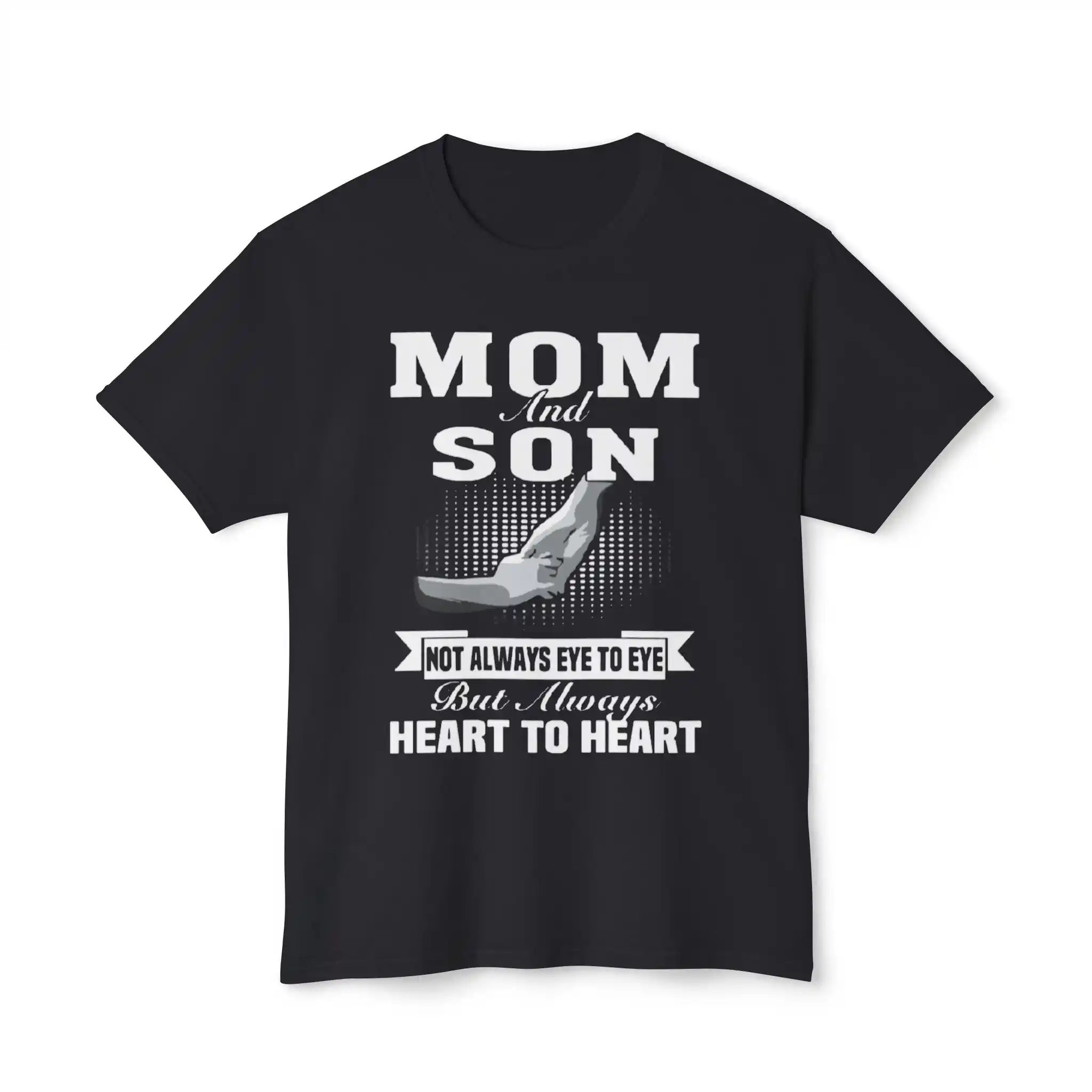 mom-and-son-not-always-eye-to-eye-but-always-heart-to-heart-shirt Mom And Son Not Always Eye To Eye But Always Heart To Heart Shirt