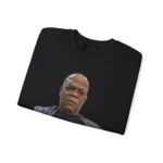 Samuel L. Jackson Wearing A Shirt Of Himself Folded Shirt