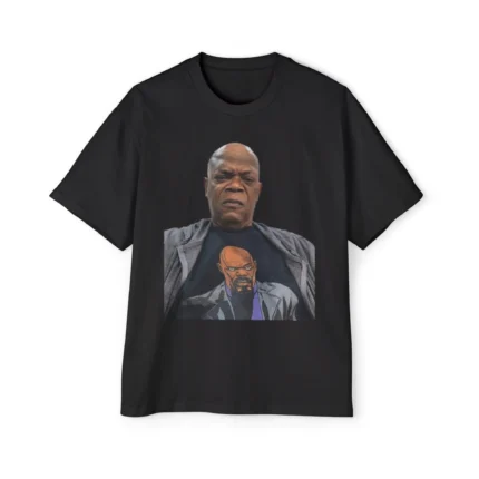Samuel L. Jackson Wearing A Shirt Of Himself T Shirt