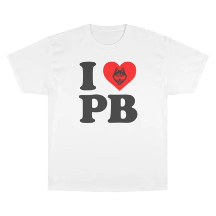 UConn Huskies I Love PB T Shirt