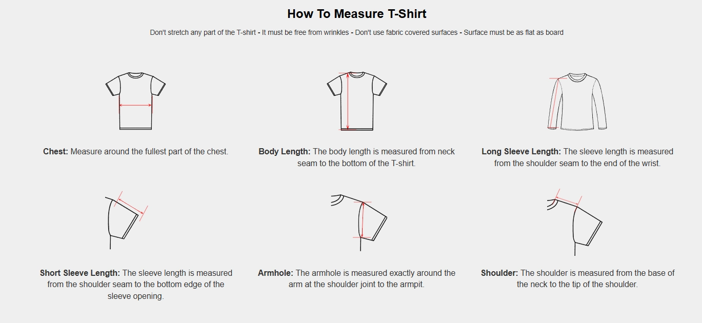 youth shirt size chart 2025