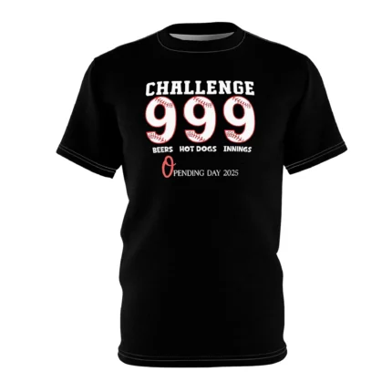 Baltimore 999 Challenge 9 Beers 9 Hot Dogs 9 Innings Opening Day 2025 Shirt