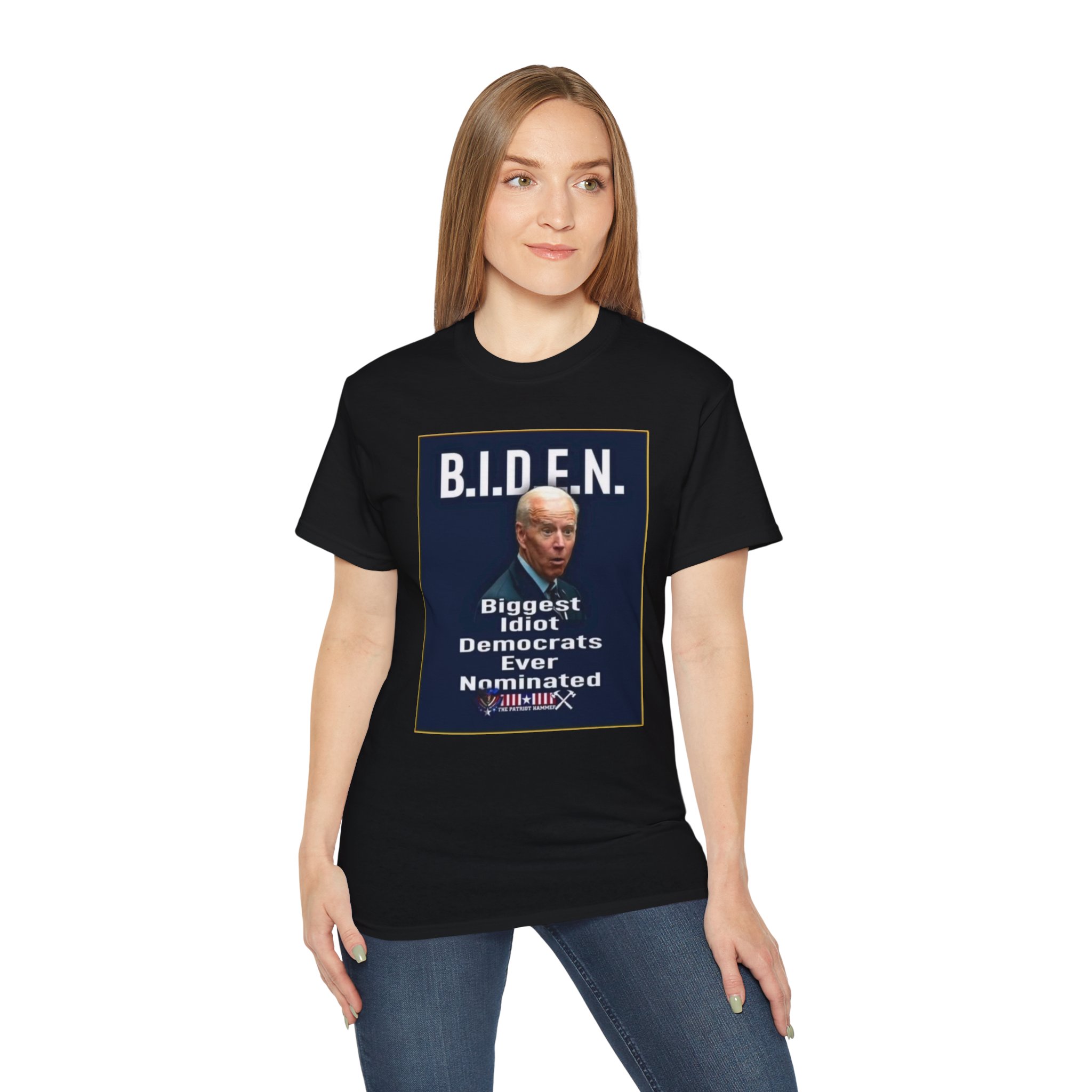 2180143224901249406_2048.jpeg B.I.D.E.N. Biggest Idiot Democrats Ever Nominated Shirt - Image 1