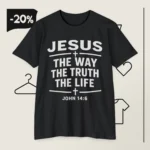 Alisson Becker wear Jesus The Way The Truth The Life John 14:6 T Shirt