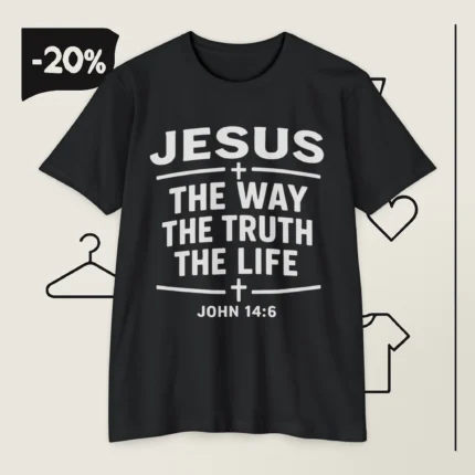 Alisson Becker wear Jesus The Way The Truth The Life John 14:6 T Shirt