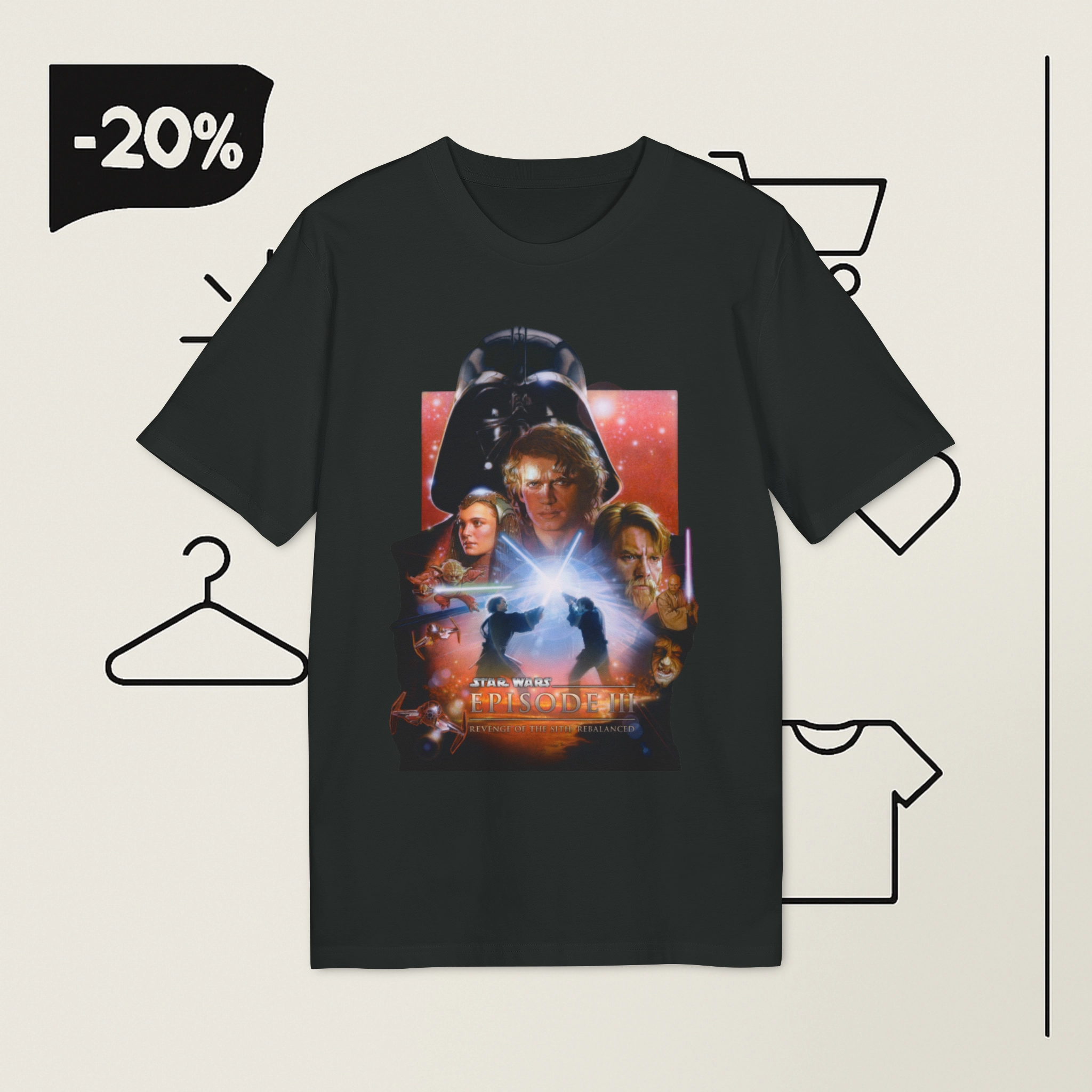 Star-Wars-Episode-3-Revenge-Of-The-Sith-Rebalanced-Shirt Star Wars Episode 3 Revenge Of The Sith Rebalanced Shirt