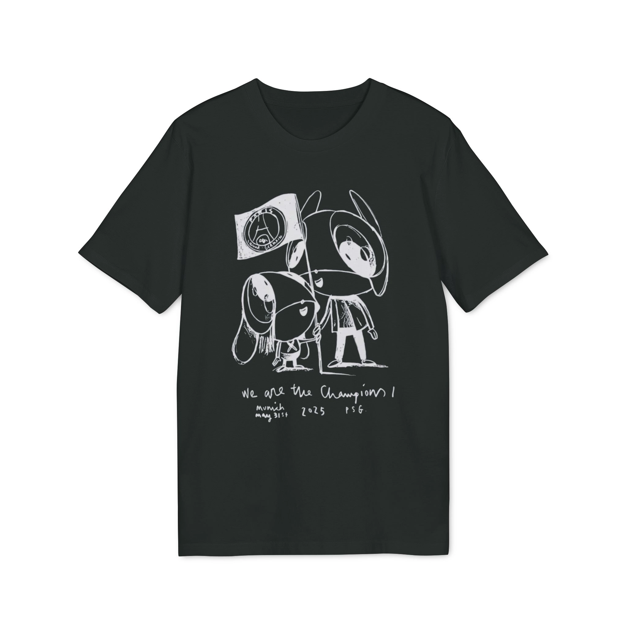 luis-enrique-we-are-the-champions-psg-t-shirt Luis Enrique We Are The Champions PSG T-shirt