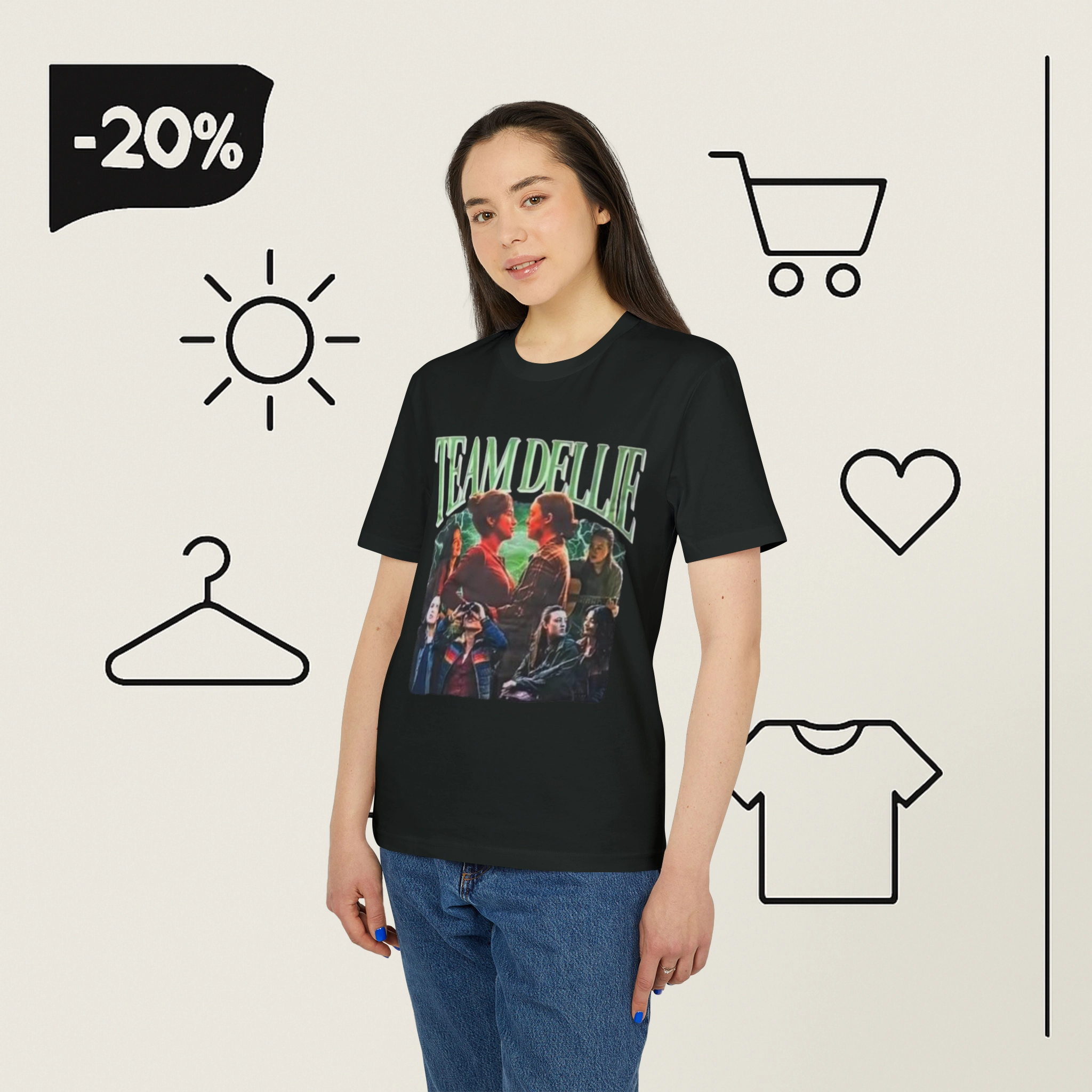 team-dellie-the-last-of-us-shirt Team Dellie The Last Of Us Shirt