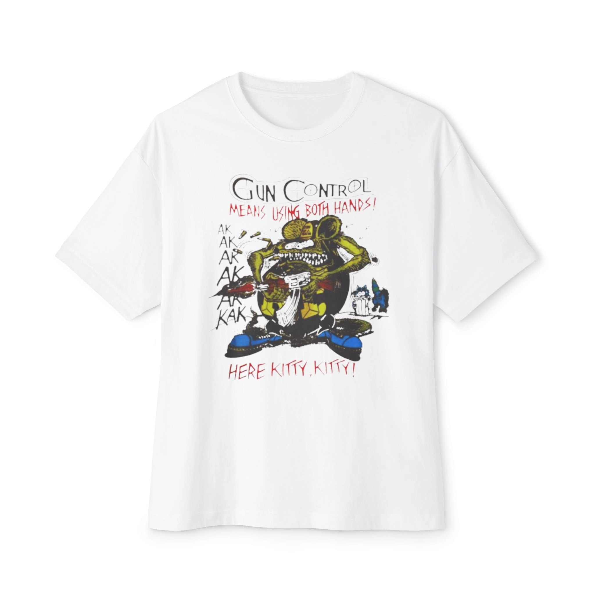 Gun-Control-Means-Using-Both-Hands-Ed-Roth-Rat-Shirt Gun Control Means Using Both Hands Ed Roth RAT Shirt