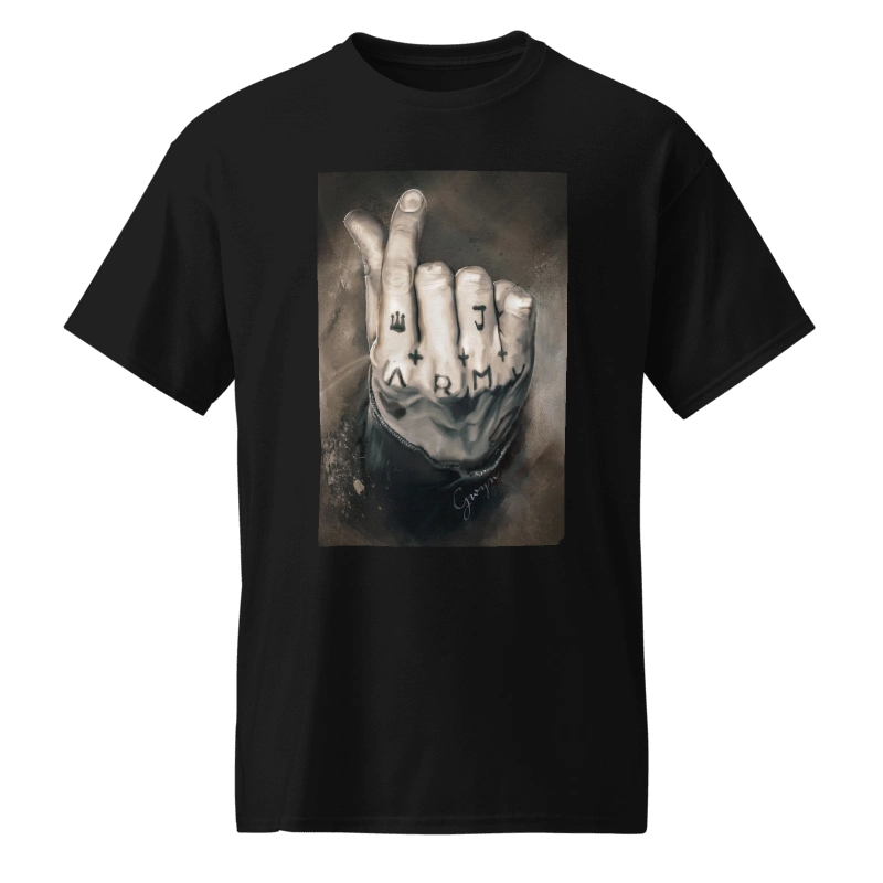 Jungkook-Hand-Tattoo-Shirt Jungkook Hand Tattoo Shirt