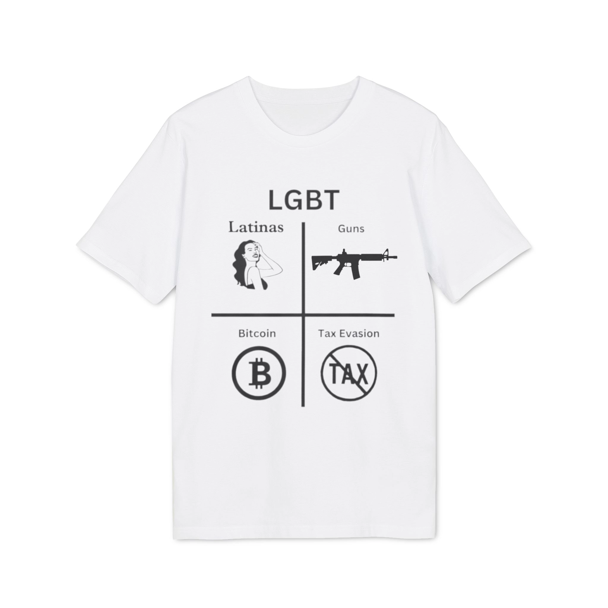 LGBT-Latinas-Guns-Bitcoin-TAX-Evasion-Shirt LGBT Latinas Guns Bitcoin TAX Evasion Shirt