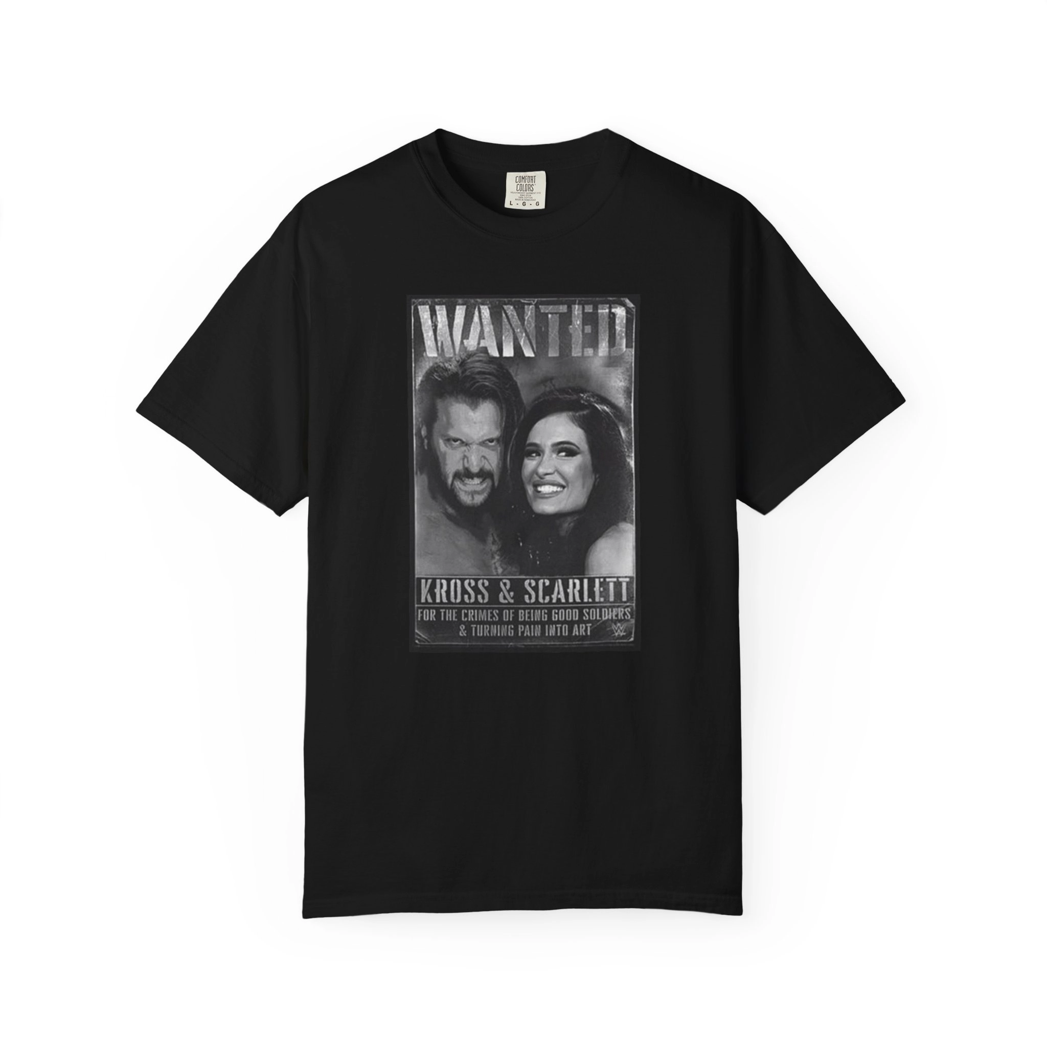 Wanted-Kross-&-Scarlett-WWE-Shirt Wanted Kross & Scarlett WWE Shirt