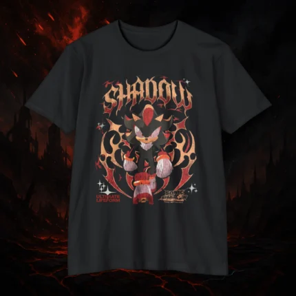 Sonic Shadow The Hedgehog Flamecore Edition T Shirt