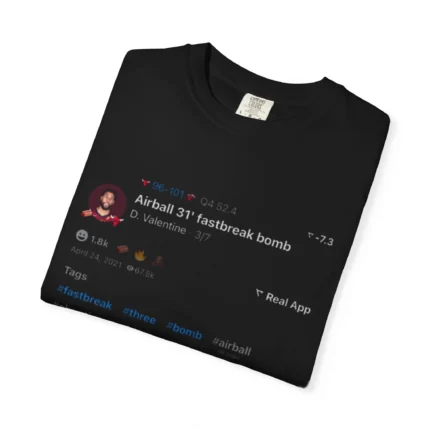 Airball 31 Fastbreak Bomb Denzel Valentine T Shirt