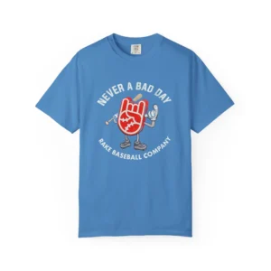 Never A Bad Day Rake Baseball Company Shirt