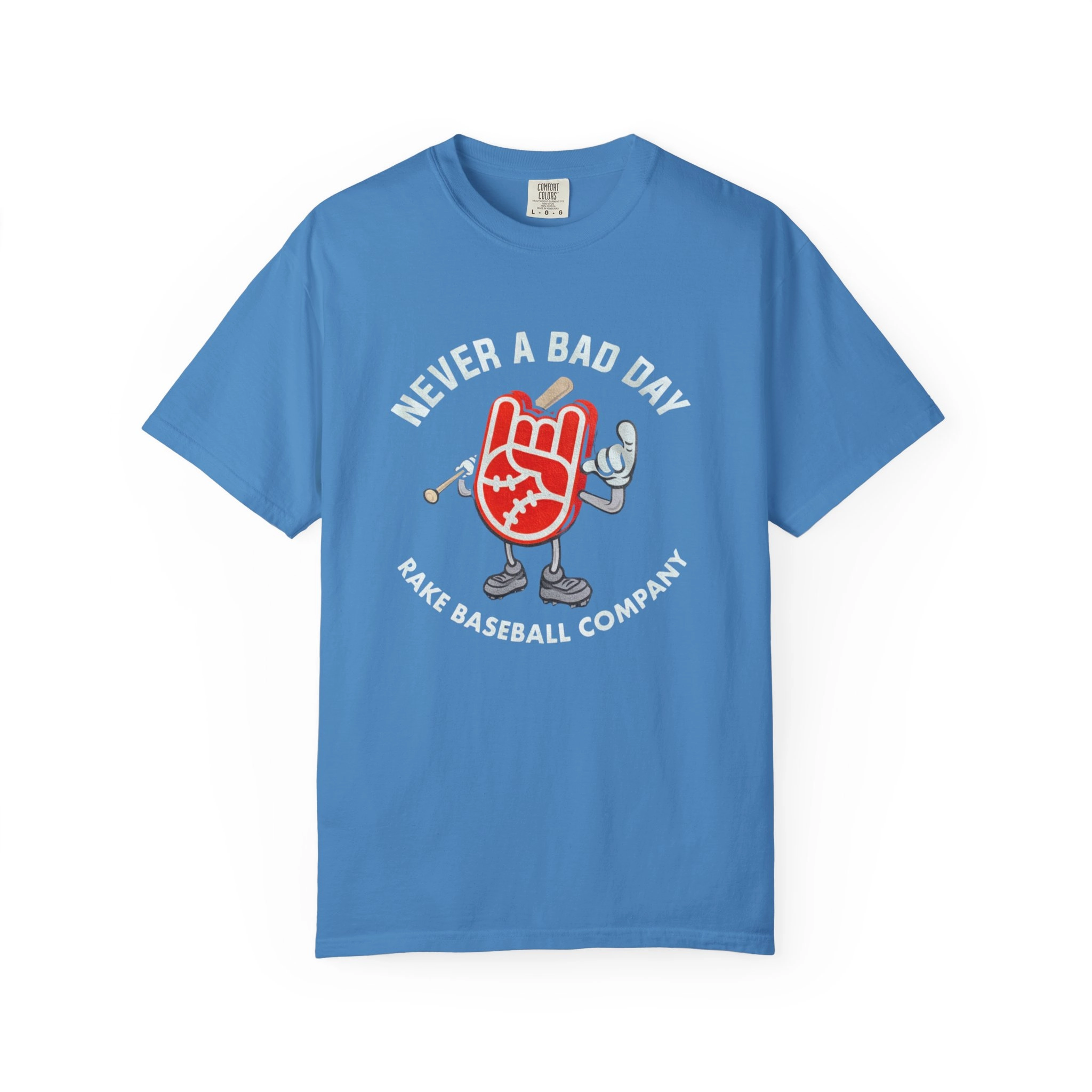 Never-A-Bad-Day-Rake-baseball-ComPany-shirt Never A Bad Day Rake Baseball Company Shirt