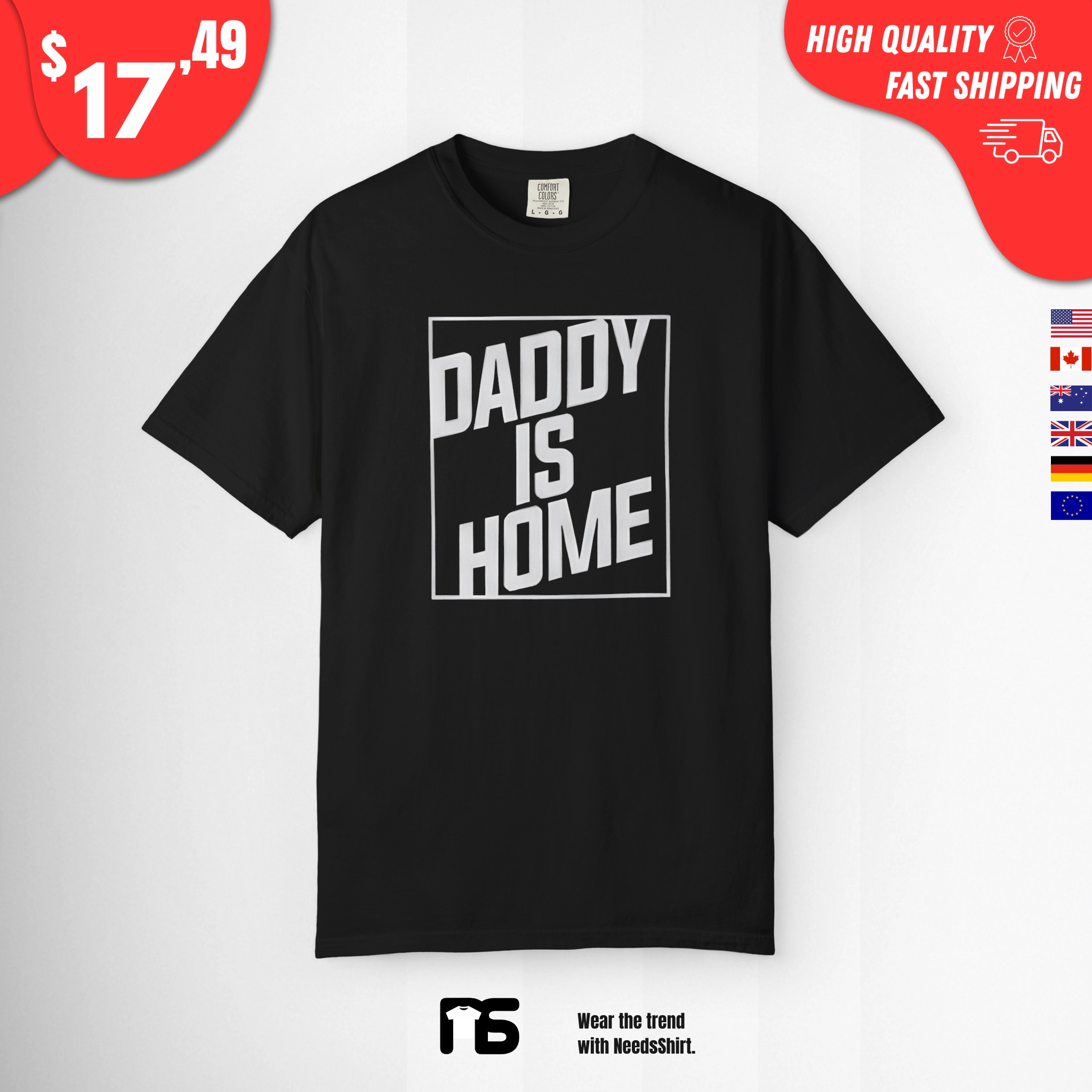 Daddy-is-home-Shirt Daddy is home Shirt