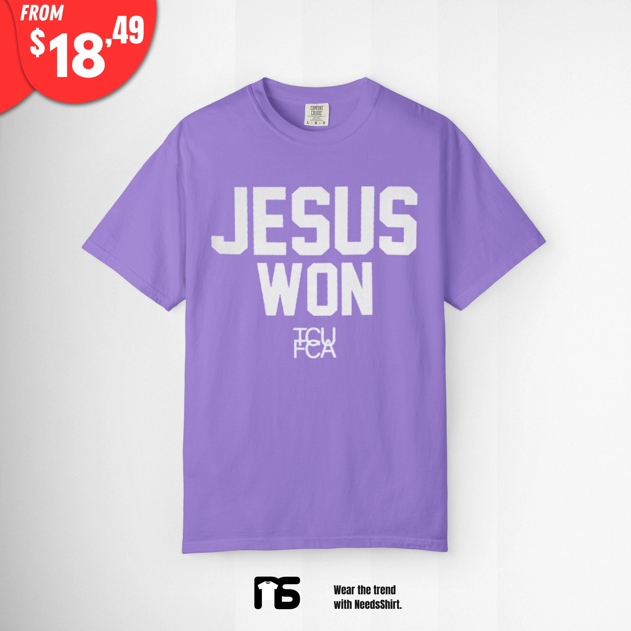 Jesus-Won-TCU-Football-Shirt Jesus Won TCU Football Shirt