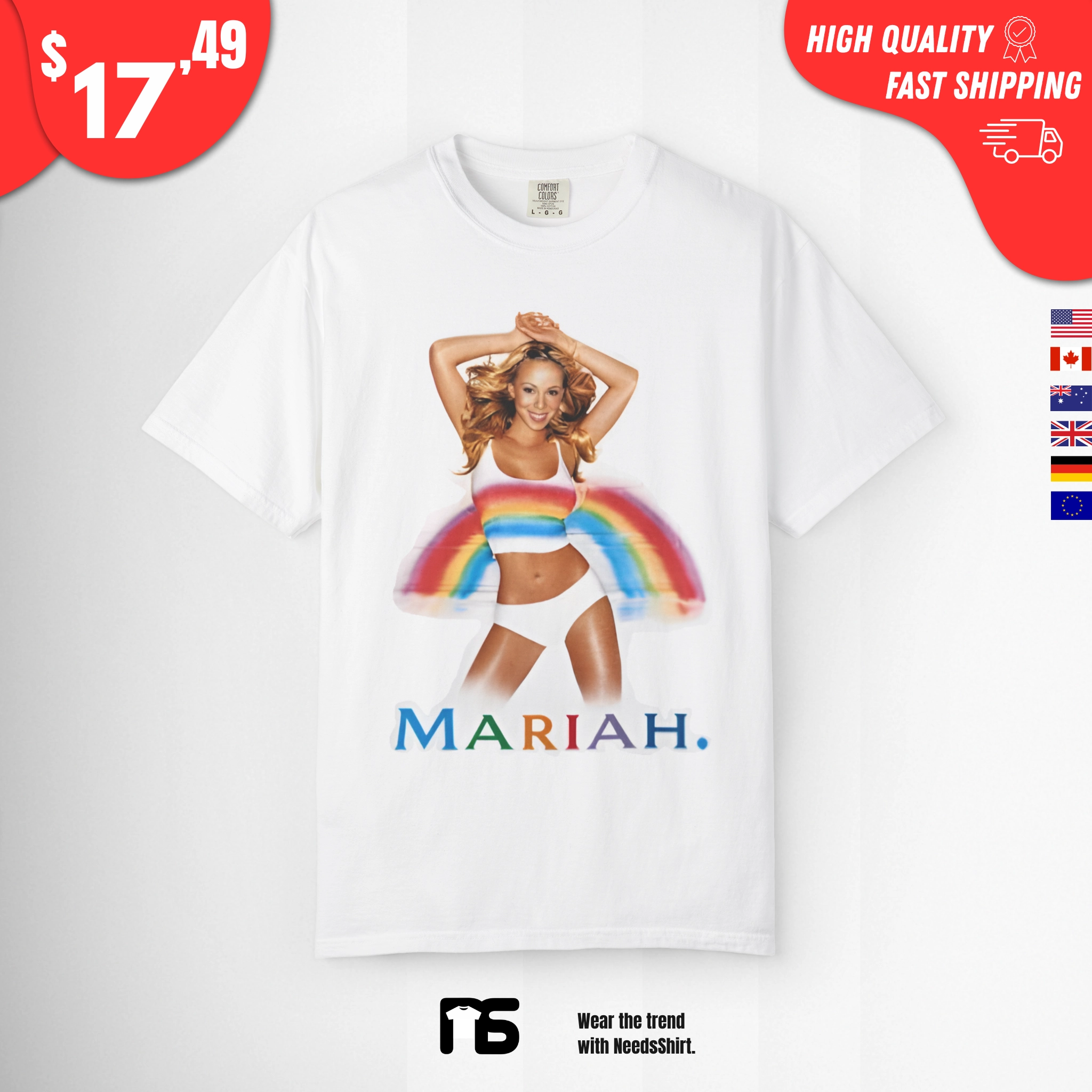 Lando-Norris-Mariah-Pride-Shirt Lando Norris Mariah Pride Shirt