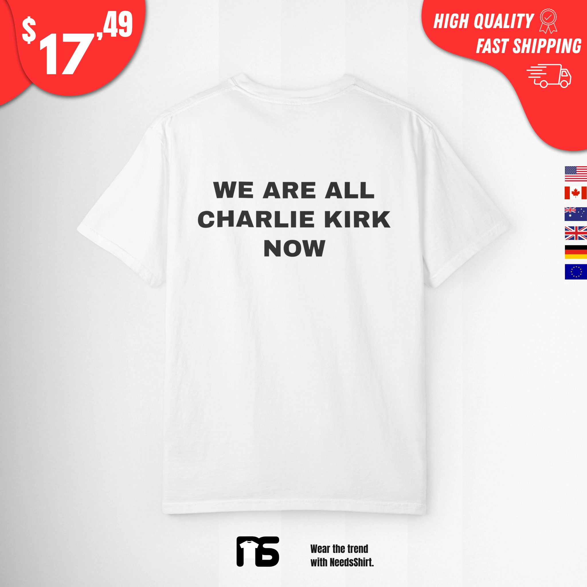 We-Are-All-Charlie-Kirk-Now-T-Shirt We Are All Charlie Kirk Now T-Shirt