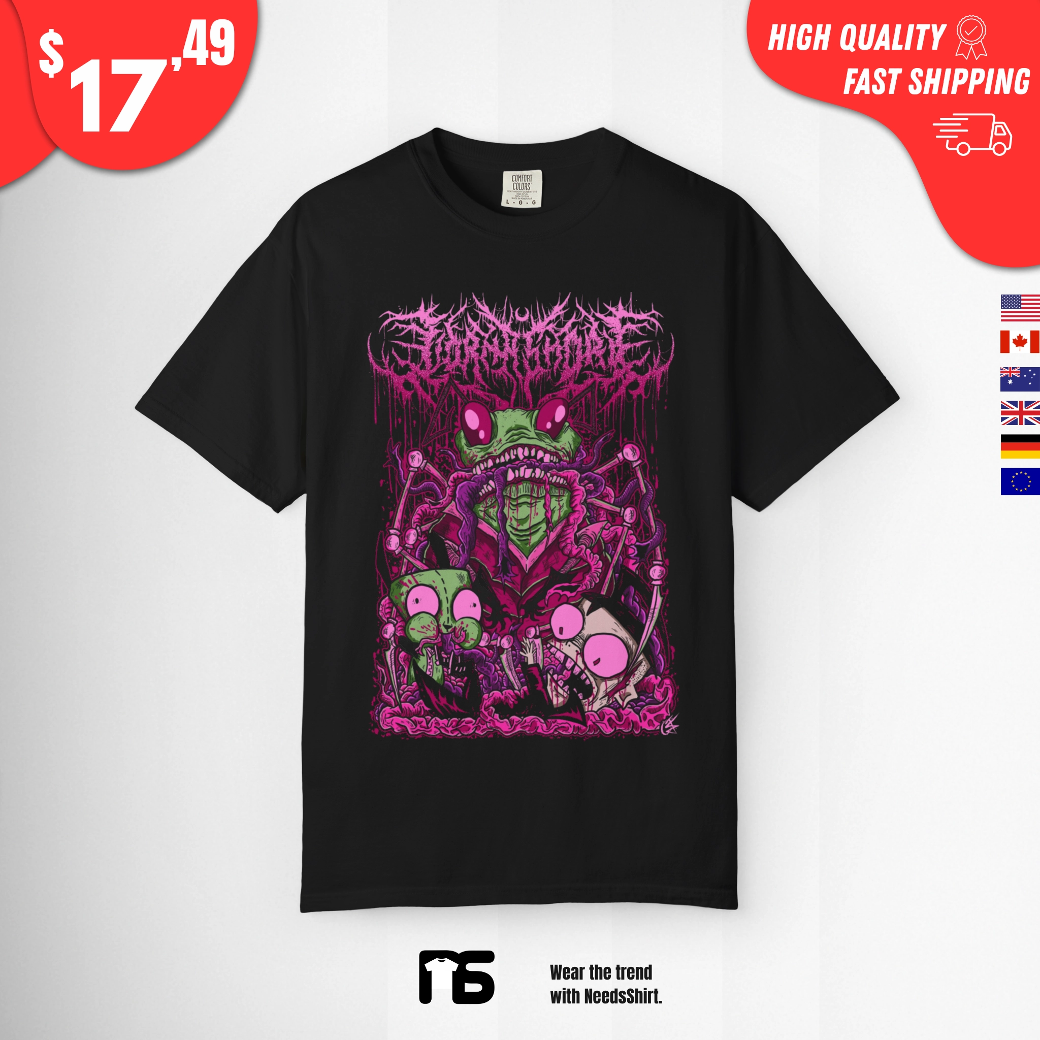lorna-shore-invader-zim-shirt Lorna Shore Invader Zim Shirt