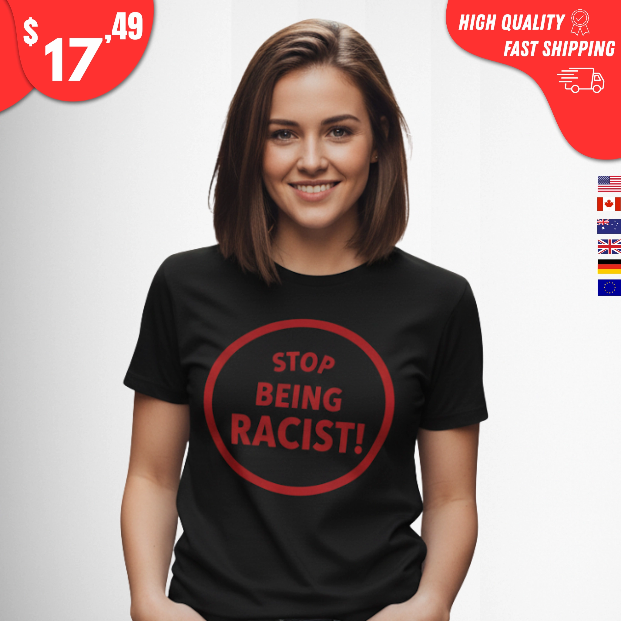 stop-being-racist-nalyssa-smith-shirt Stop Being Racist Nalyssa Smith Shirt