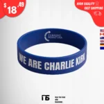 TPUSA We Are Charlie Kirk Wristband merch