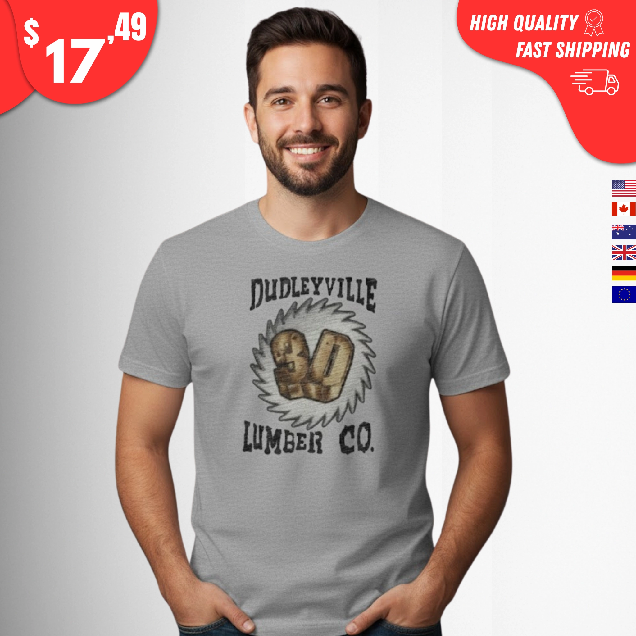 dudleyville-3d-lumber-co-shirt Dudleyville 3D Lumber Co Shirt