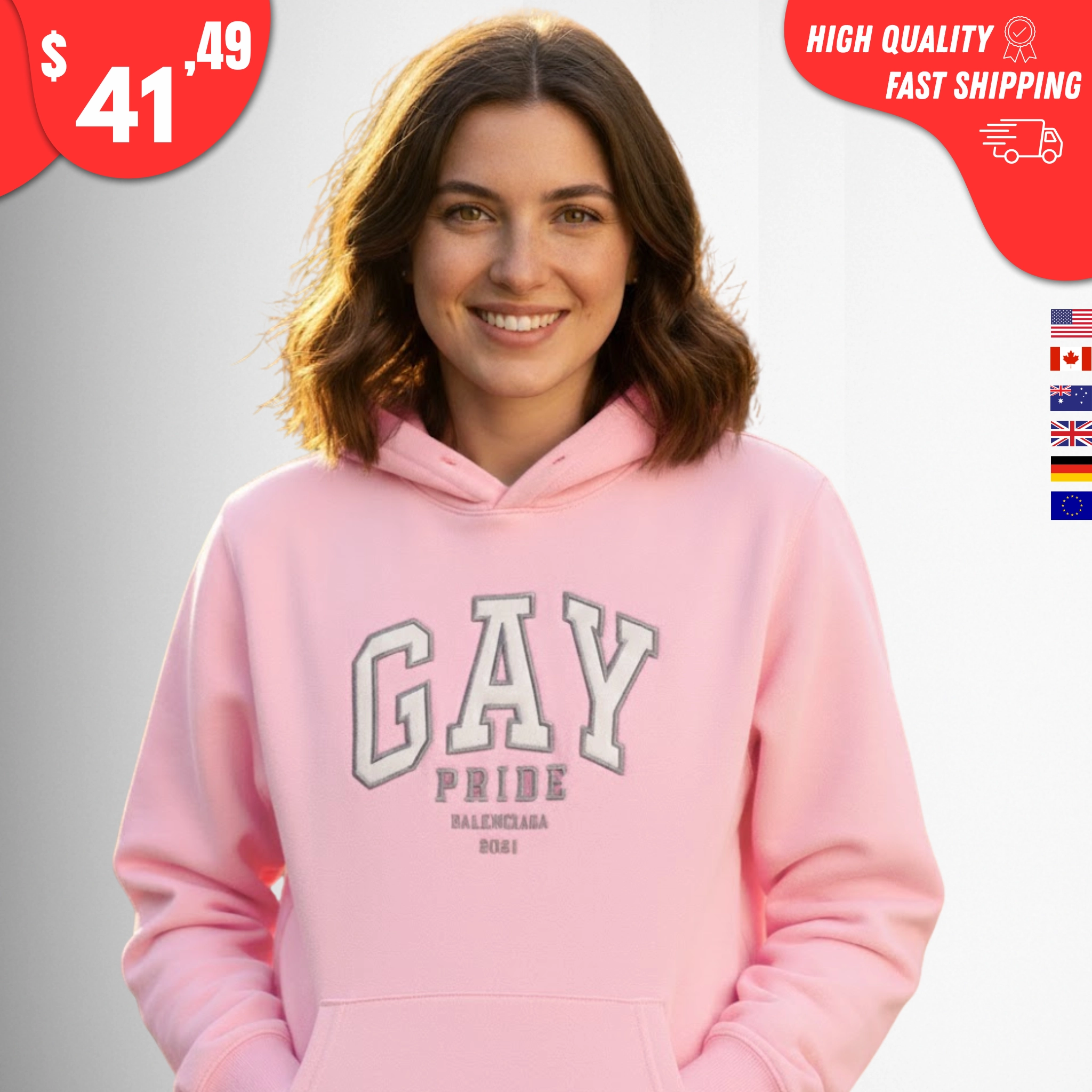 gay-pride-ariana-grande-hoodie Ariana Grande Gay Pride Hoodie