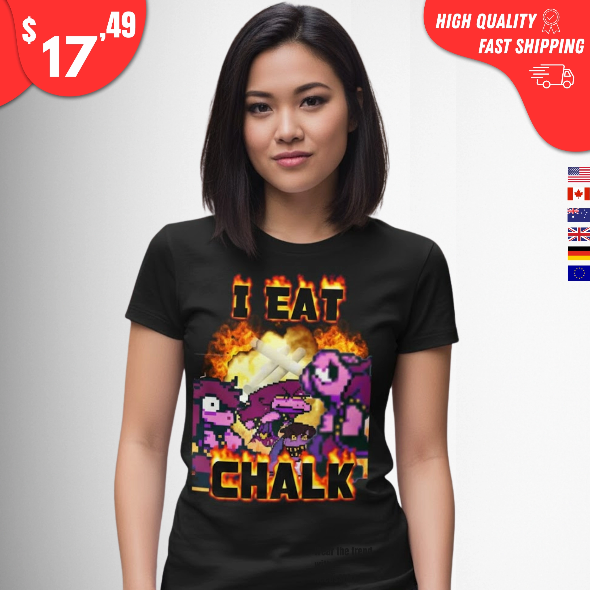 i-eat-chalk-shirt I Eat Chalk Shirt - Image 1