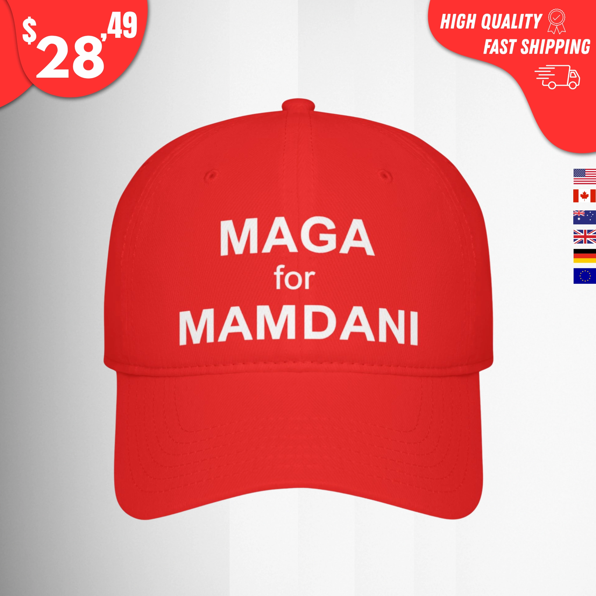 maga-for-mamdani-hat MAGA for Mamdani Hat